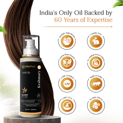 Keshmary Hair Oil : Pure Ayurvedic Care for your Hair