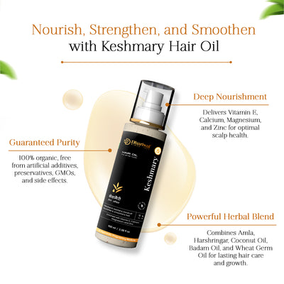 Keshmary Hair Oil : Pure Ayurvedic Care for your Hair